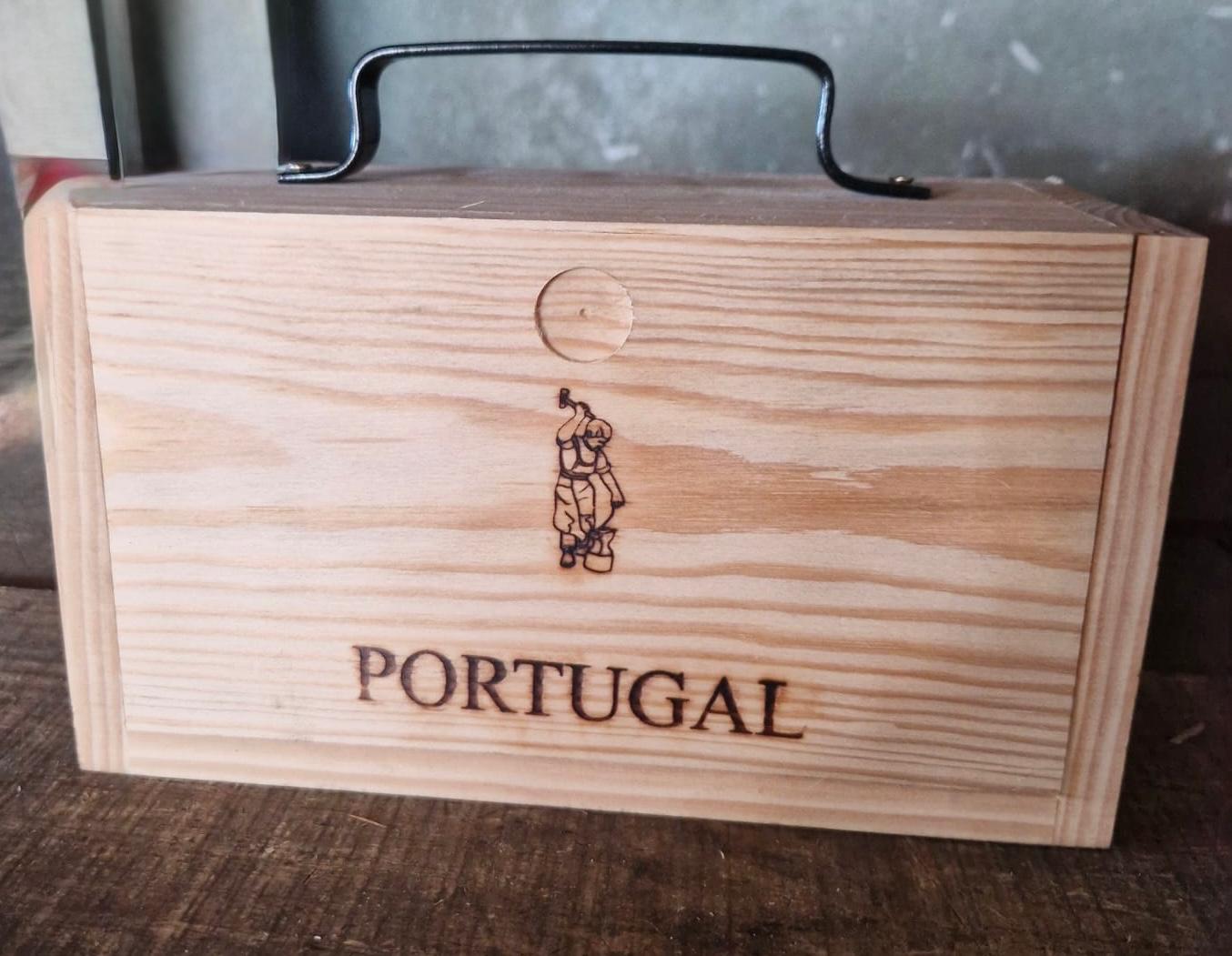 Xiroblota Conjunto de malhas com caixa de madeira 1050gr
